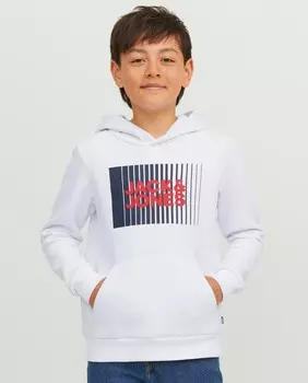 Толстовка для мальчика Jack & Jones, белый