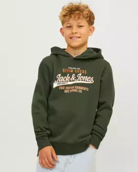 Толстовка для мальчика Jack & Jones, темно-зеленый