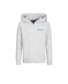 Толстовка для мальчика на молнии Jack & Jones, белый