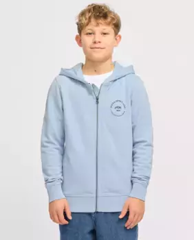 Толстовка для мальчика на молнии Jack & Jones, голубой