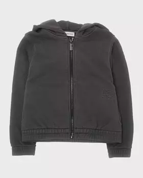 Толстовка для мальчика с деталями конного рыцаря, размер 3–14 Burberry, цвет Black