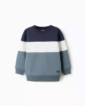 Толстовка для мальчика с длинными рукавами Zippy, светло-голубой