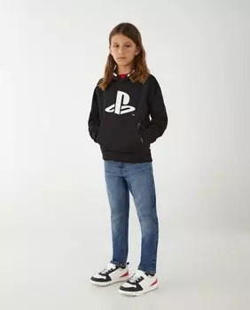 Толстовка для мальчика с длинными рукавами и круглым вырезом El Corte Ingls, черный