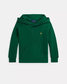 Толстовка для мальчика с капюшоном и вышитой лошадкой Polo Ralph Lauren, зеленый