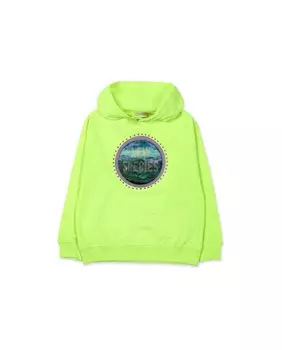 Толстовка для мальчика с капюшоном и рисунком спереди Tuc tuc, желтый