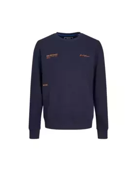 Толстовка для мальчика с круглым вырезом Jack & Jones, темно-синий
