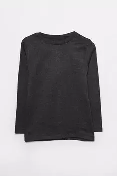 Толстовка для мальчика с круглым вырезом JackandRoy, темно-серый