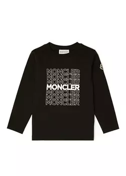 Толстовка для мальчика с логотипом Moncler, черный