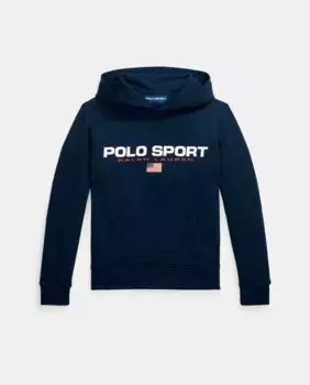 Толстовка для мальчика с Polo Sport темно-синего цвета Polo Ralph Lauren