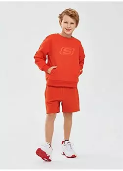 Толстовка для мальчика SK232065-700-Essential B Crew Neck Skechers