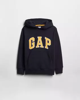 Толстовка для мальчика темно-синего цвета с логотипом Gap, темно-синий
