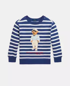 Толстовка для мальчика в темно-синюю полоску Polo Ralph Lauren