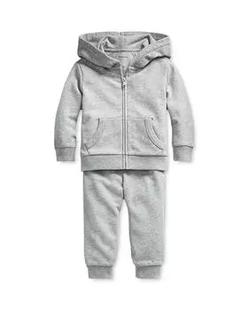Толстовка для мальчиков и amp; Комплект спортивных штанов – для малышей Ralph Lauren, цвет Gray
