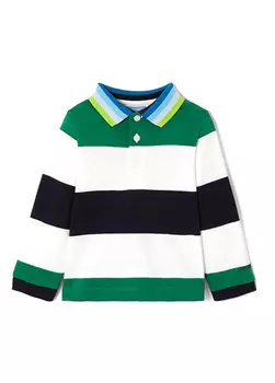 Толстовка для маленьких мальчиков с цветными блоками и воротником-поло Jacadi Paris