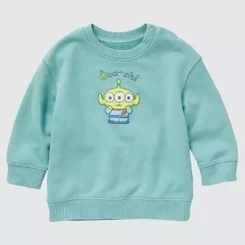 Толстовка для малышей Uniqlo Toddler Pixar Collection UT, зеленый