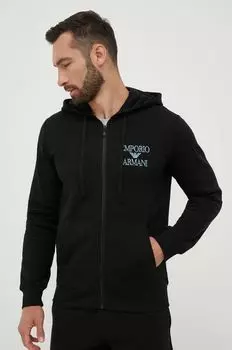 Толстовка для отдыха Emporio Armani Underwear, черный