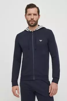 Толстовка для отдыха Emporio Armani Underwear, темно-синий