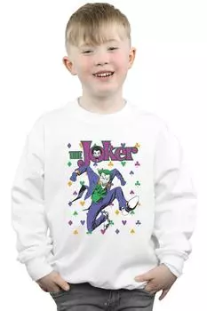 Толстовка для прыжков с изображением Бэтмена и Джокера DC Comics, белый