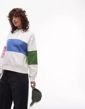 Толстовка для регби с цветным логотипом белого цвета Levi's