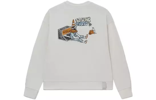 Толстовка для скейтборда мужская, цвет белый Lining, кремовый