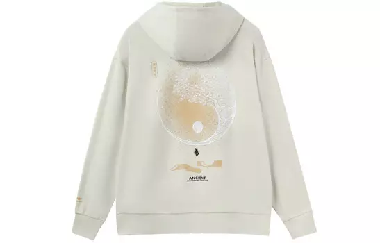 Толстовка для скейтборда унисекс белая Lining, белый