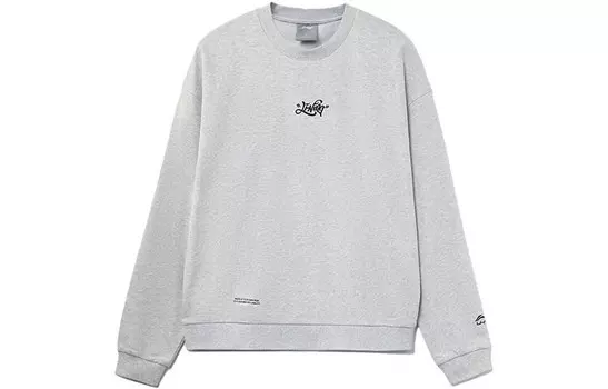 Толстовка для скейтборда унисекс серая Lining, серый