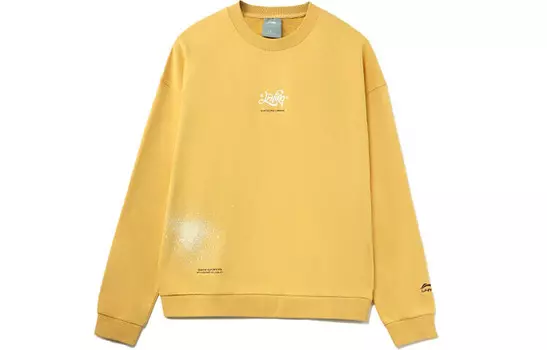 Толстовка для скейтборда унисекс светло-охровая Lining, цвет Light ochre
