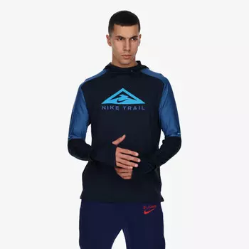 Толстовка для трейлраннинга Dri-Fit Nike, синий