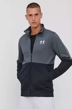 Толстовка для тренировок из пике 1366202 Under Armour, серый