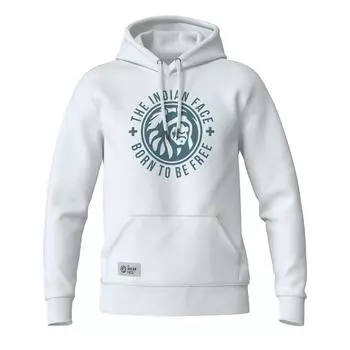 Толстовка для взрослых и детей The Indian Face Iconic с белой толстовкой с капюшоном