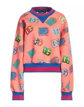Толстовка Dolce&Gabbana, лососево-розовый