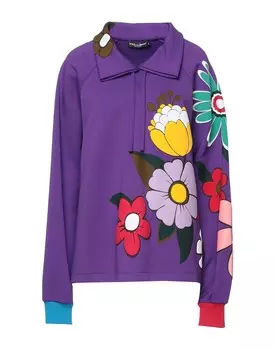 Толстовка Dolce&Gabbana, темно-фиолетовый