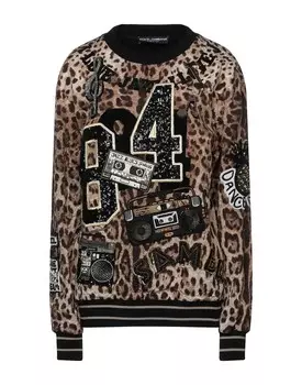 Толстовка Dolce&Gabbana, темно-коричневый