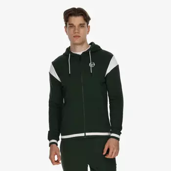 Толстовка Don fz с капюшоном Sergio Tacchini, зеленый
