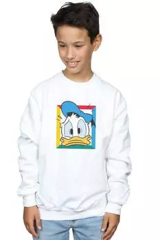 Толстовка «Дональд Дак в панике» Disney, белый