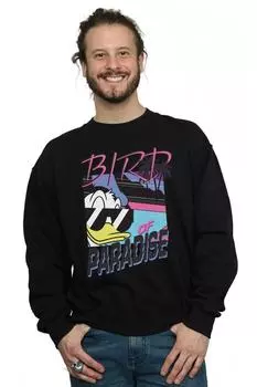 Толстовка Дональда Дака с райской птицей Disney, черный