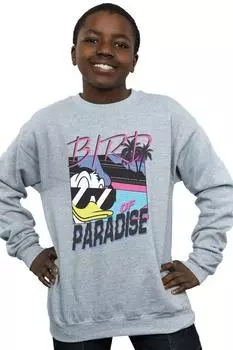 Толстовка Дональда Дака с райской птицей Disney, серый