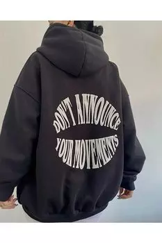 Толстовка Dont Hoodie ЧЕРНАЯ Trendseninle