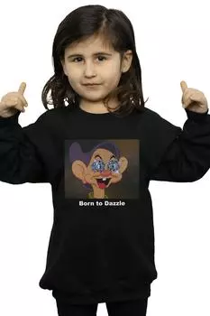 Толстовка Dopey Born To Dazzle Disney, черный