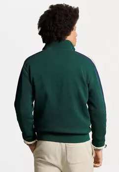 Толстовка DOUBLE-KNIT MESH TRACK JACKET Ralph Lauren, темно-зеленый