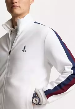 Толстовка DOUBLE-KNIT MESH TRACK JACKET Ralph Lauren, белый
