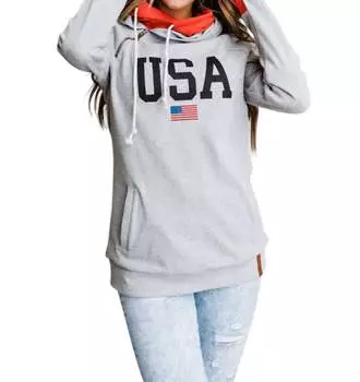 Толстовка Doublehood в США AMPERSAND AVE, цвет usa
