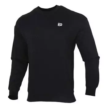 Толстовка downtown crew casual round neck pullover black Puma, черный
