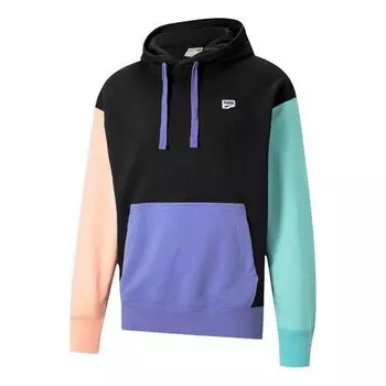 Толстовка downtown embroidery logo multi-color Puma, мультиколор