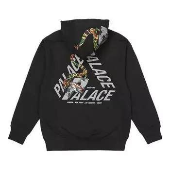 Толстовка dragon p-3 hoodie 'black' Palace, черный