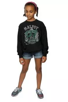 Толстовка Драко Малфоя «Искатель Слизерина» Harry Potter, черный