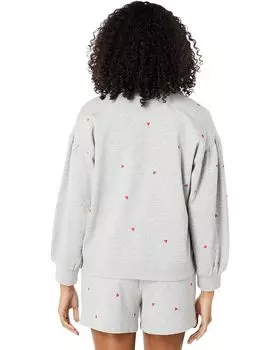 Толстовка Draper James Bobbie Printed Sweatshirt, цвет Heather Grey Multi