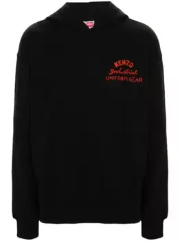Толстовка Drawn Varsity KENZO, черный