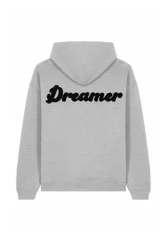 Толстовка DREAMER BACK EMBROIDERY UNISEX - Hoodie Mira Paris, серый