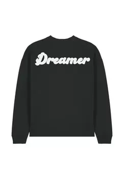 Толстовка DREAMER BACK EMBROIDERY UNISEX OVERSIZE Mira Paris, черный